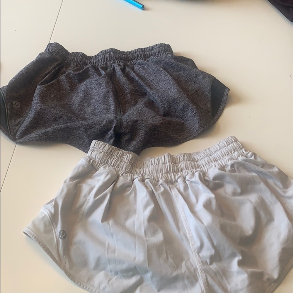 2 pairs of lulu shorts